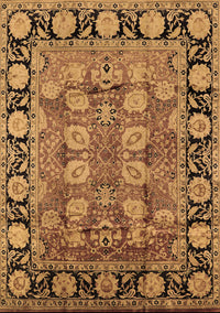 Oriental Brown Industrial Rug, urb547brn