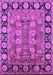 Machine Washable Oriental Purple Industrial Area Rugs, wshurb547pur