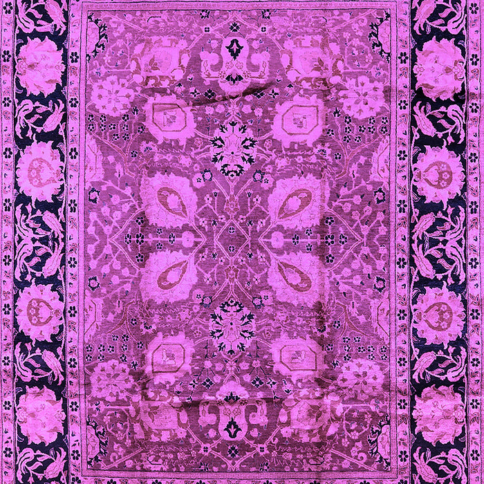 Machine Washable Oriental Purple Industrial Area Rugs, wshurb547pur