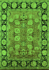 Oriental Green Industrial Rug, urb547grn