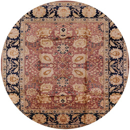 Round Machine Washable Industrial Modern Brown Sand Brown Rug, wshurb547