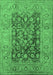 Oriental Emerald Green Industrial Rug, urb548emgrn