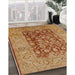 Machine Washable Industrial Modern Mahogany Brown Rug in a Family Room, wshurb548