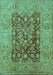 Oriental Turquoise Industrial Rug, urb548turq