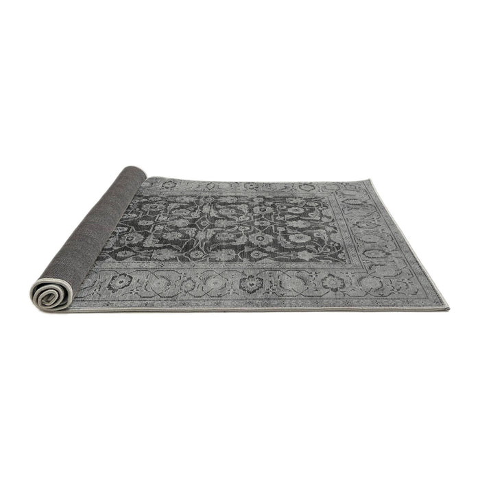 Sideview of Oriental Gray Industrial Rug, urb548gry