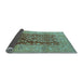 Sideview of Oriental Light Blue Industrial Rug, urb548lblu