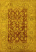 Oriental Yellow Industrial Rug, urb548yw