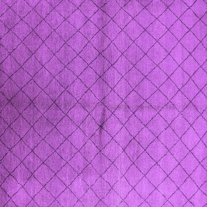 Square Machine Washable Oriental Purple Industrial Area Rugs, wshurb549pur