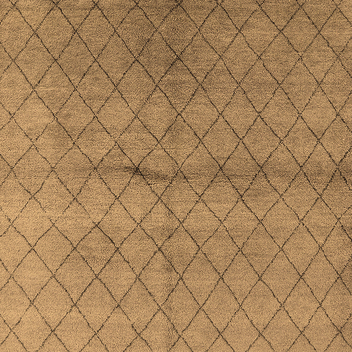 Machine Washable Oriental Brown Industrial Rug, wshurb549brn