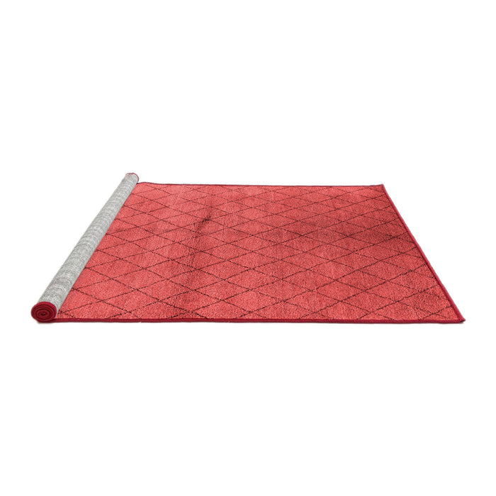 Industrial Red Washable Rugs