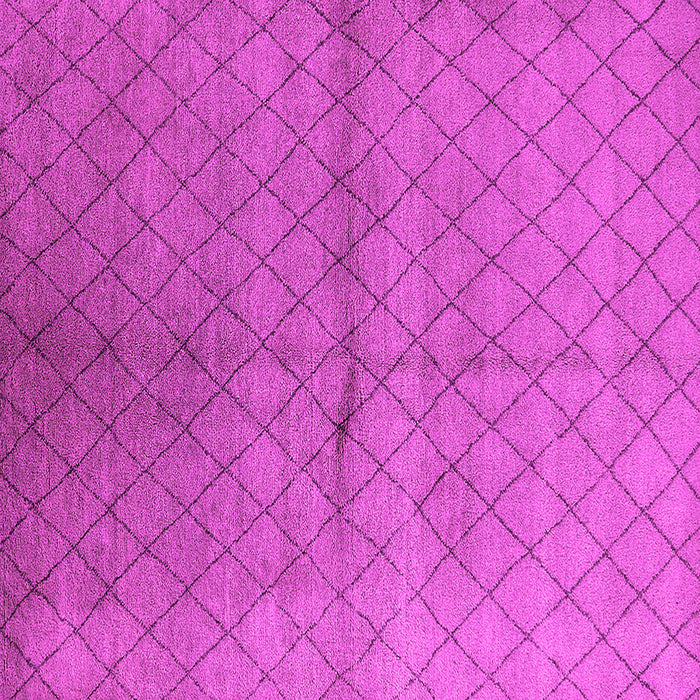 Square Machine Washable Oriental Pink Industrial Rug, wshurb549pnk