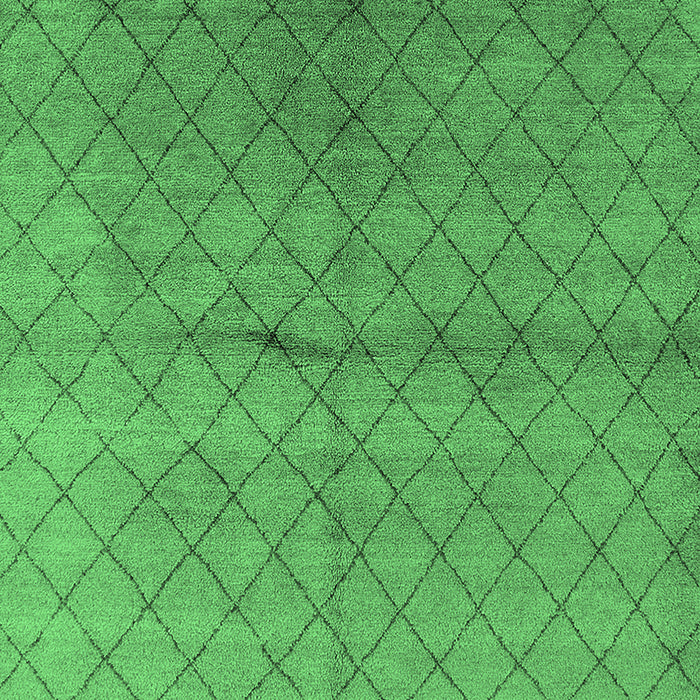 Machine Washable Oriental Emerald Green Industrial Area Rugs, wshurb549emgrn