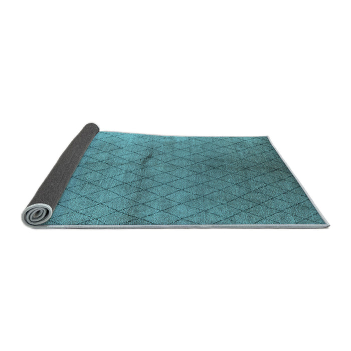 Sideview of Oriental Light Blue Industrial Rug, urb549lblu