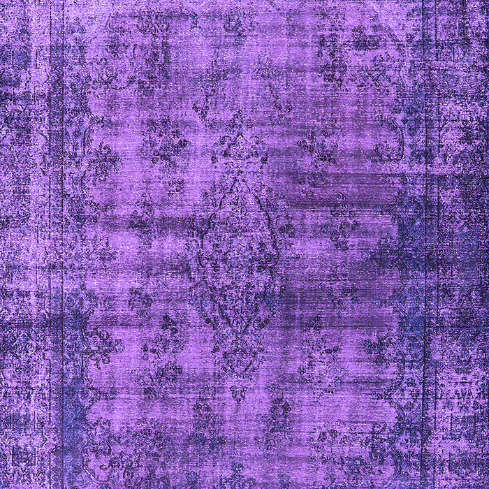 Machine Washable Oriental Purple Industrial Area Rugs, wshurb550pur