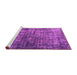 Sideview of Machine Washable Oriental Pink Industrial Rug, wshurb550pnk