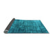 Sideview of Oriental Light Blue Industrial Rug, urb550lblu