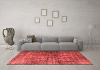 Machine Washable Oriental Red Industrial Rug, wshurb550red