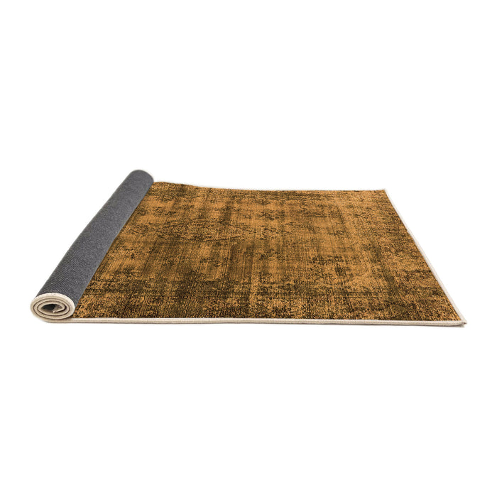 Sideview of Oriental Orange Industrial Rug, urb550org