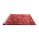 Industrial Red Washable Rugs