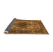 Sideview of Oriental Orange Industrial Rug, urb551org