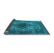 Sideview of Oriental Light Blue Industrial Rug, urb551lblu