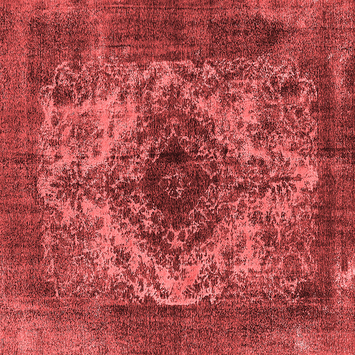 Machine Washable Oriental Red Industrial Rug, wshurb551red