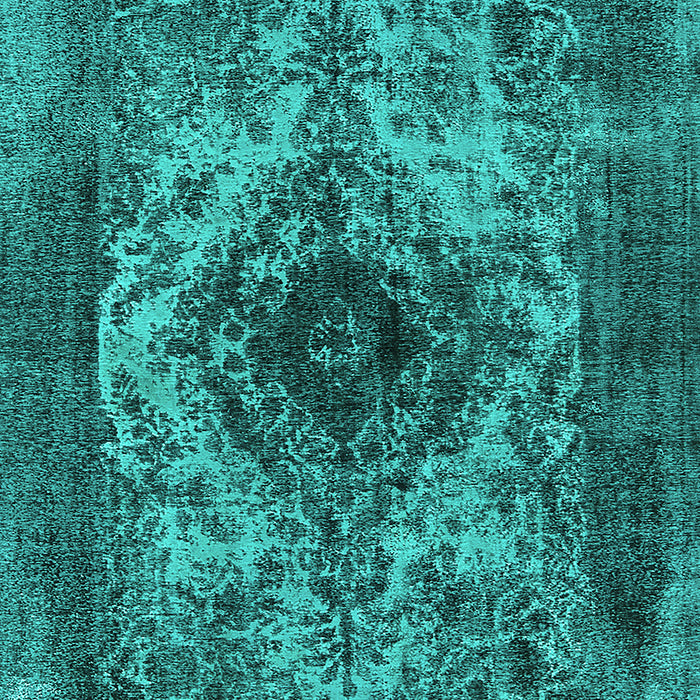 Oriental Turquoise Industrial Rug, urb551turq