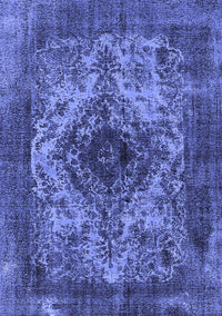 Oriental Blue Industrial Rug, urb551blu