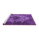 Sideview of Machine Washable Oriental Purple Industrial Area Rugs, wshurb552pur