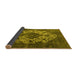 Sideview of Oriental Yellow Industrial Rug, urb552yw