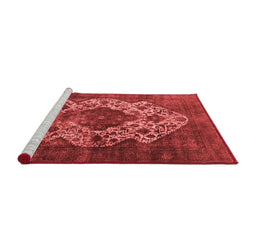 Industrial Red Washable Rugs