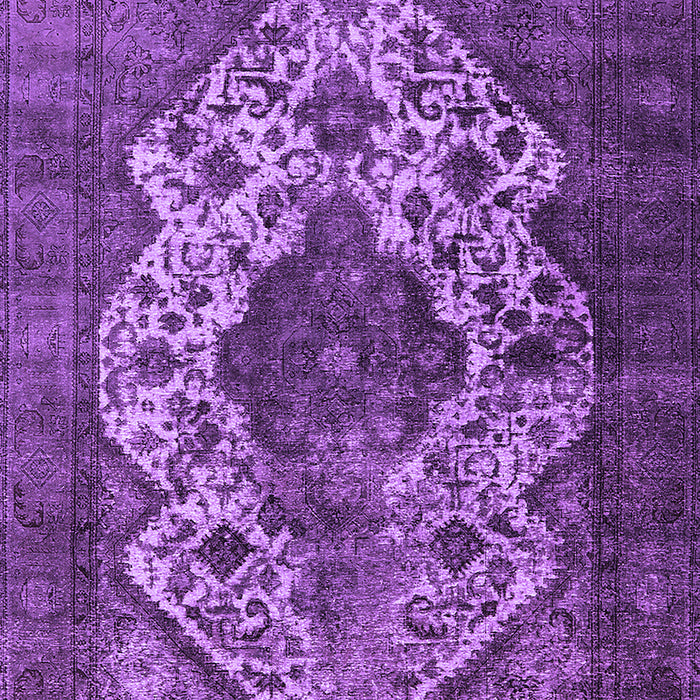 Machine Washable Oriental Purple Industrial Area Rugs, wshurb552pur