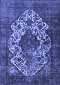 Oriental Blue Industrial Rug, urb552blu