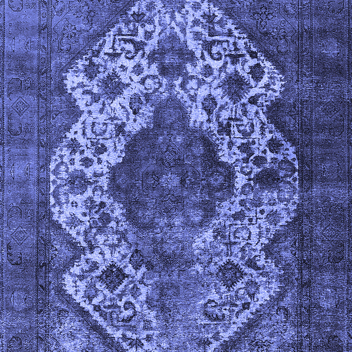 Oriental Blue Industrial Rug, urb552blu