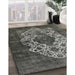 Machine Washable Industrial Modern Taupe Brown Rug in a Family Room, wshurb552