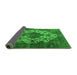 Sideview of Oriental Green Industrial Rug, urb552grn