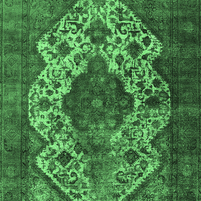 Oriental Emerald Green Industrial Rug, urb552emgrn