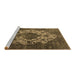 Sideview of Machine Washable Oriental Brown Industrial Rug, wshurb552brn