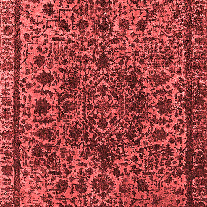 Machine Washable Oriental Red Industrial Rug, wshurb553red
