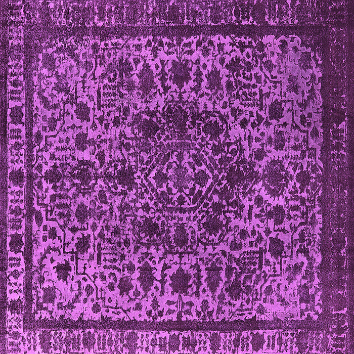Square Oriental Pink Industrial Rug, urb553pnk