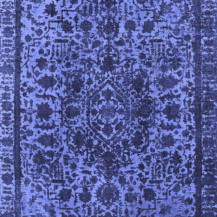 Oriental Blue Industrial Rug, urb553blu