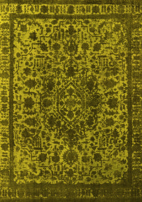 Oriental Yellow Industrial Rug, urb553yw