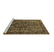 Sideview of Machine Washable Oriental Brown Industrial Rug, wshurb553brn