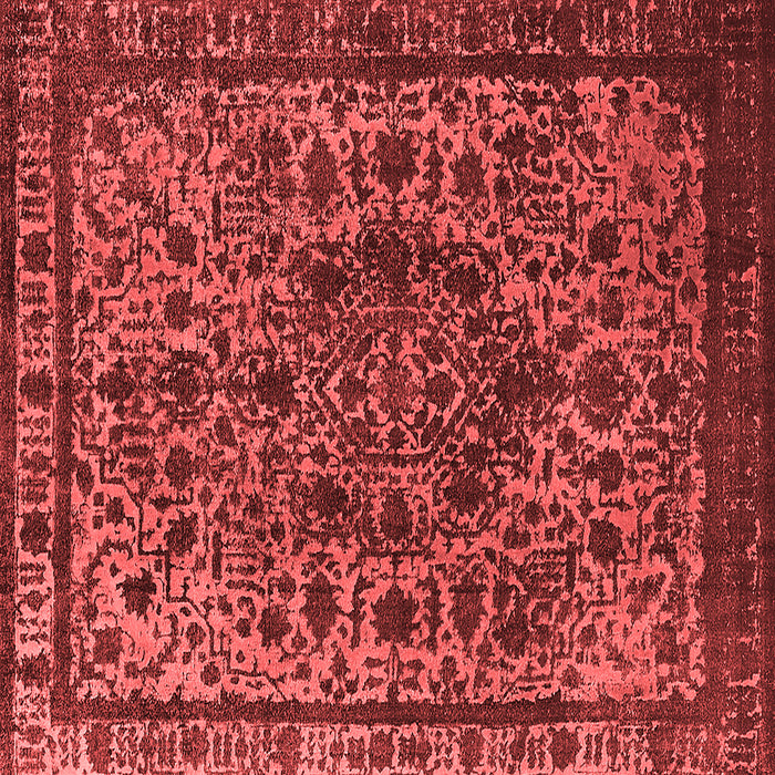 Machine Washable Oriental Red Industrial Rug, wshurb553red