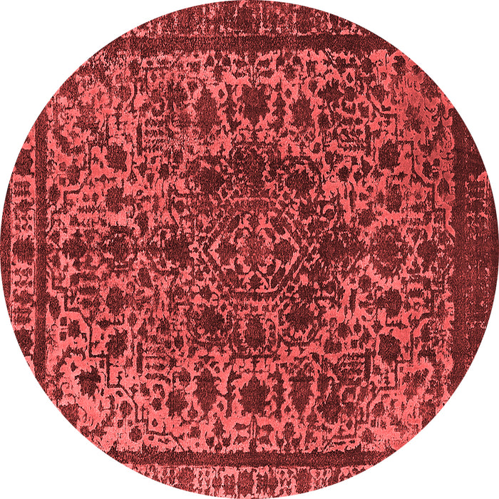 Machine Washable Oriental Red Industrial Rug, wshurb553red