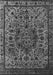 Machine Washable Oriental Gray Industrial Rug, wshurb553gry