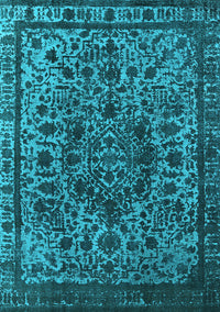 Oriental Light Blue Industrial Rug, urb553lblu