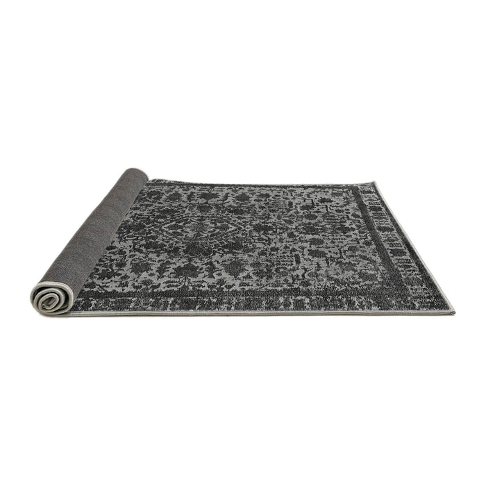 Sideview of Oriental Gray Industrial Rug, urb553gry