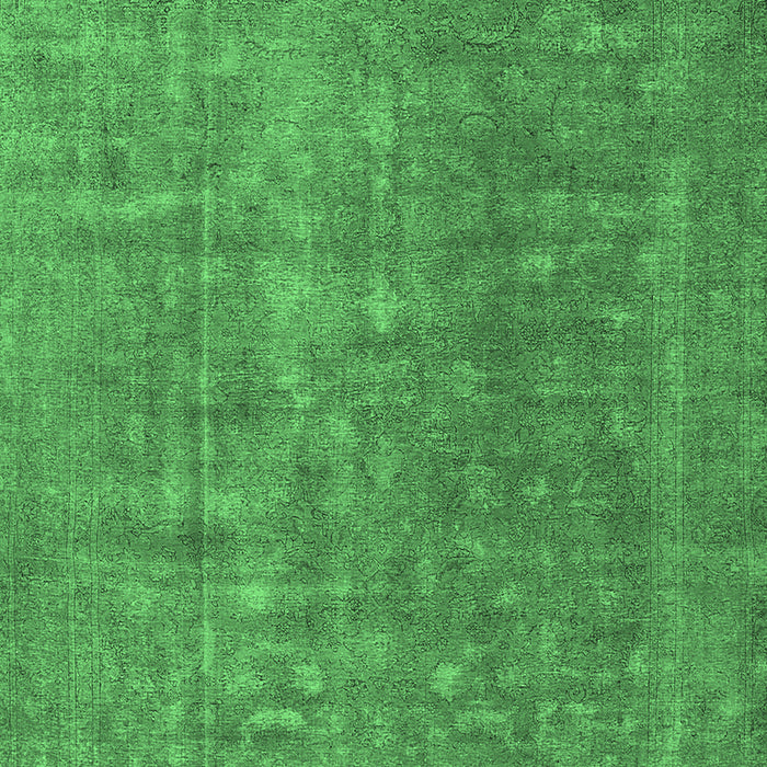Machine Washable Oriental Emerald Green Industrial Area Rugs, wshurb554emgrn