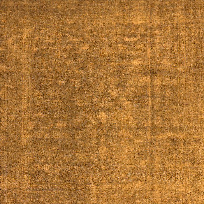 Square Oriental Orange Industrial Rug, urb554org
